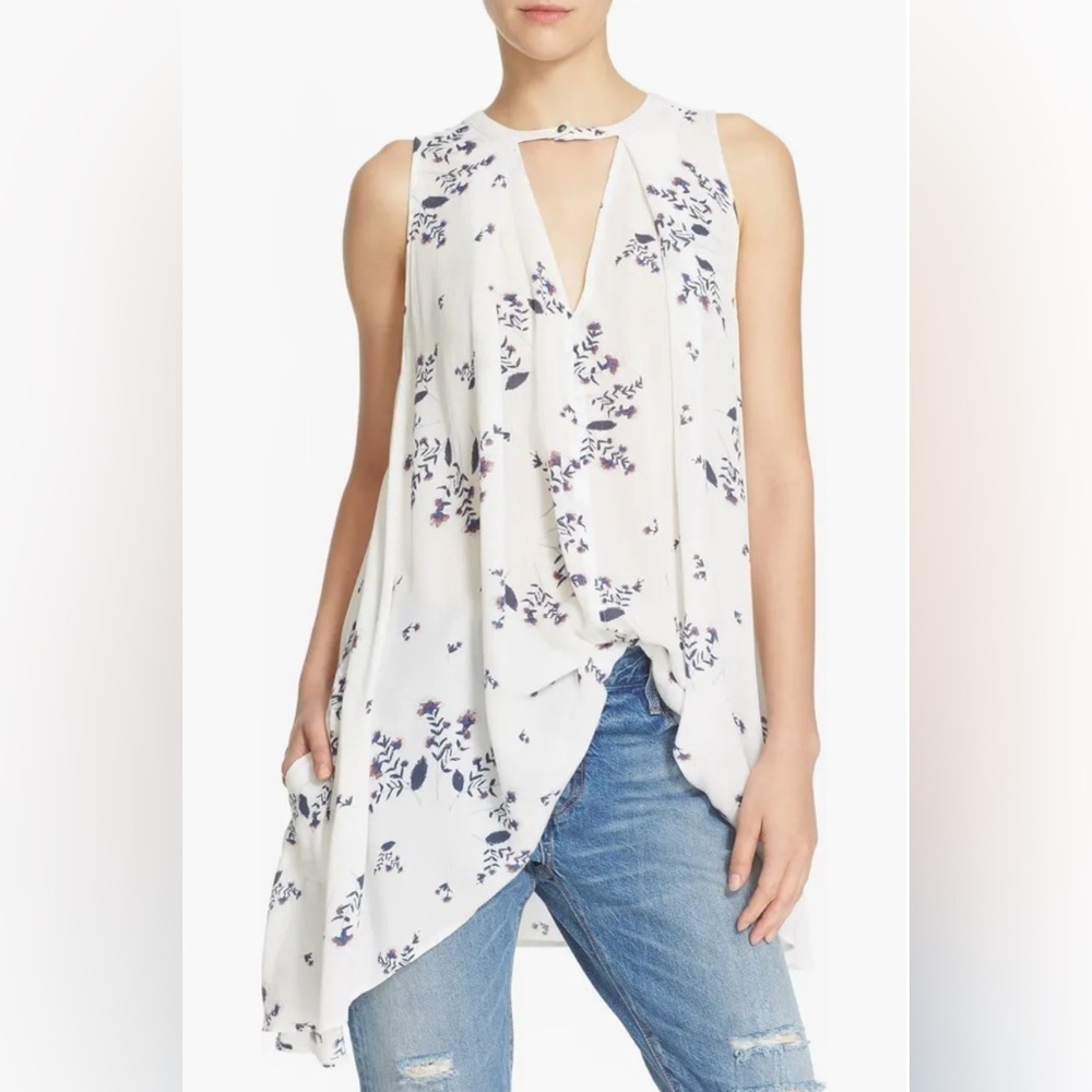 Free People ‘Tree Swing’ Sleeveless Tunic MSRP $108
